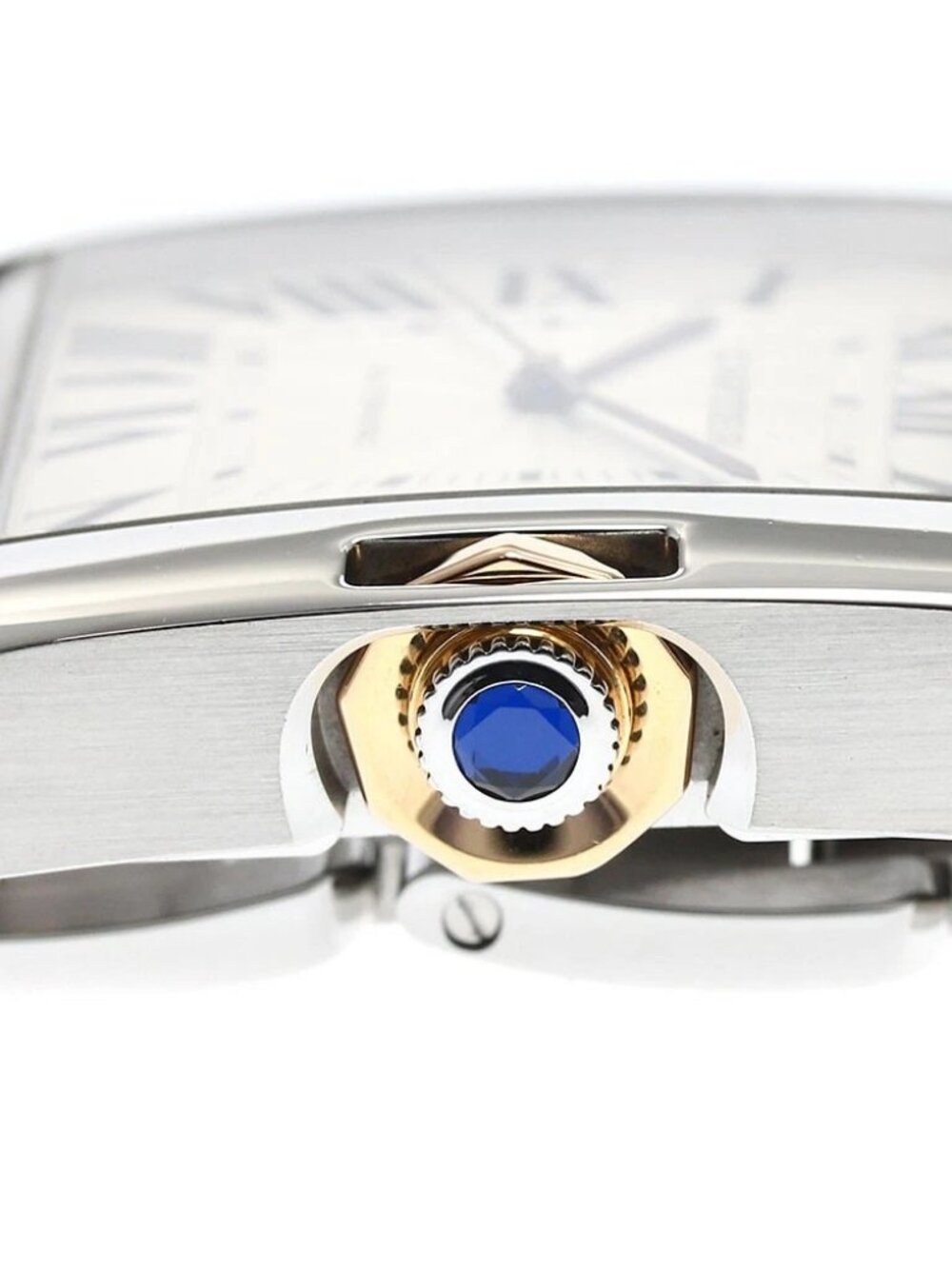 CARTIER Tank AnglaiseXL W5310006 Date 2 tone Silver Dial Automatic Men's_808729 - Picture 4 of 6